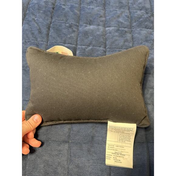 Vintage Cat Tapestry Pillow Meow 11X8 Decorative Cottage Cat Lady New - Picture 2 of 8